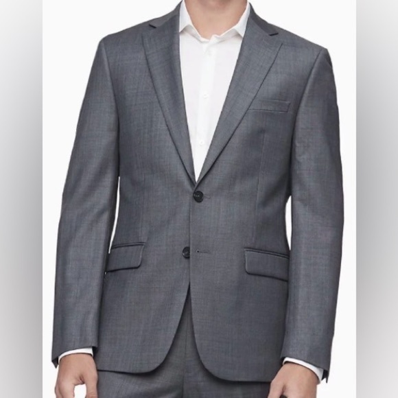 ✨Host pick✨Calvin Klein Classic Gray Men's Suit - Picture 1 of 6